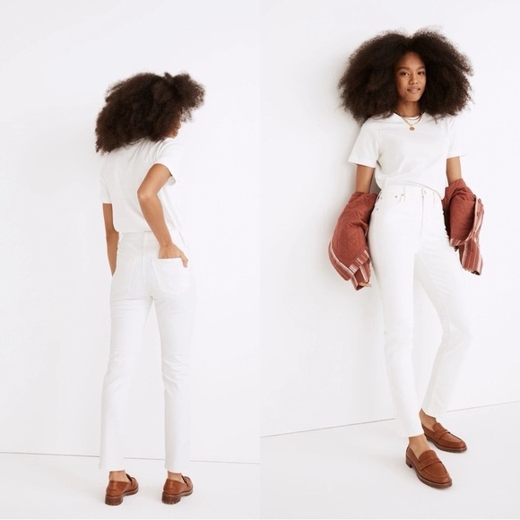 MADEWELL The Perfect Vintage Jean White Sz 30 - Picture 3 of 6